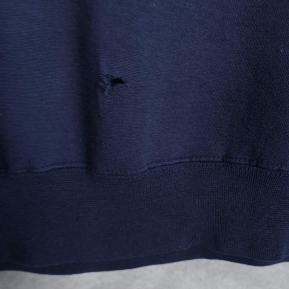 Vintage American Eagle Outfitters Sweatshirt Mens Large Navy Blue Moose 80s 90s - Picture 8 of 16